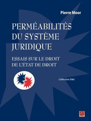 cover image of Perméabilités du système juridique